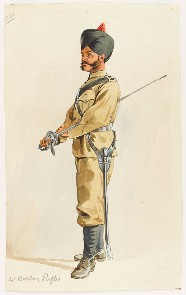 Soldier : Bombay Infantry  Indian history, British army uniform