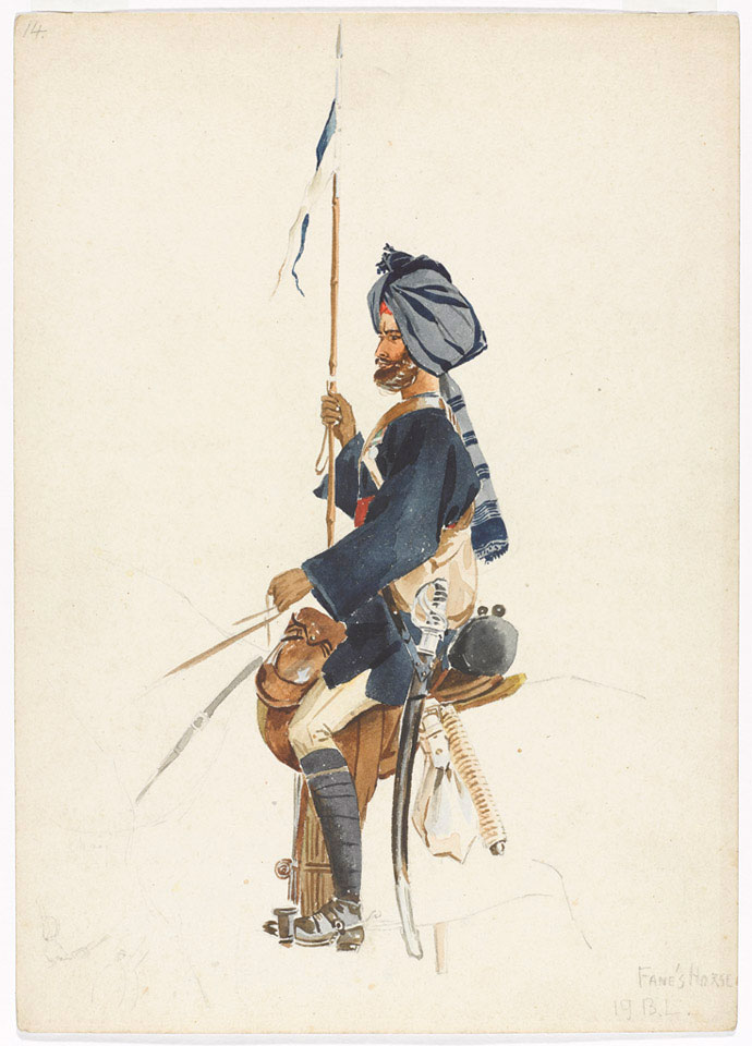 Fane's Horse 19 B.L.', 19th Regiment of Bengal Lancers, 1890 | Online  Collection | National Army Museum, London