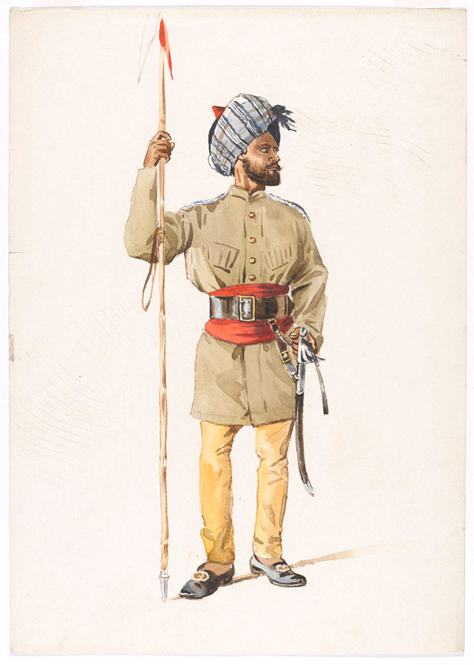 'Bombay Lancers', 1895 (c) | Online Collection | National Army Museum ...
