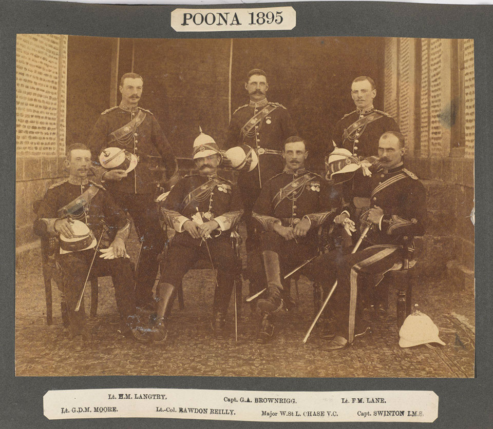  Poona 1895 Officers 28th Pioneer Regiment Of Bombay Infantry 