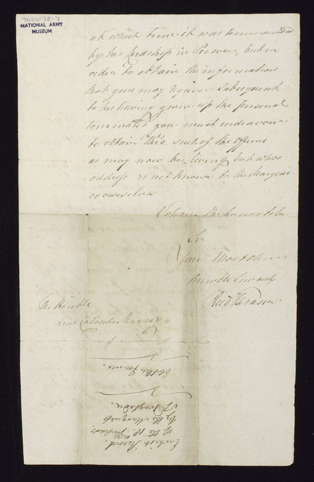 Letter from the Marquis of Drogheda's agents to Colonel Sir Henry Murray, Dublin, 3 July 1817