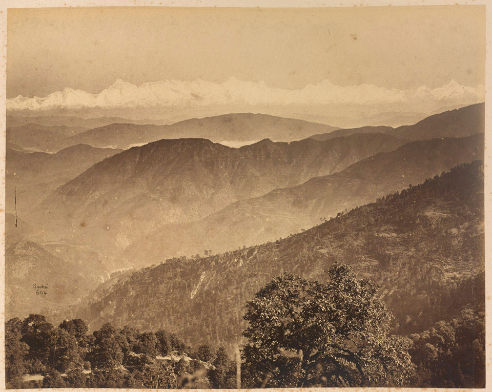 'Snows Nainee Tal ', Naini Tal hill station, India, 1870 (c) Online