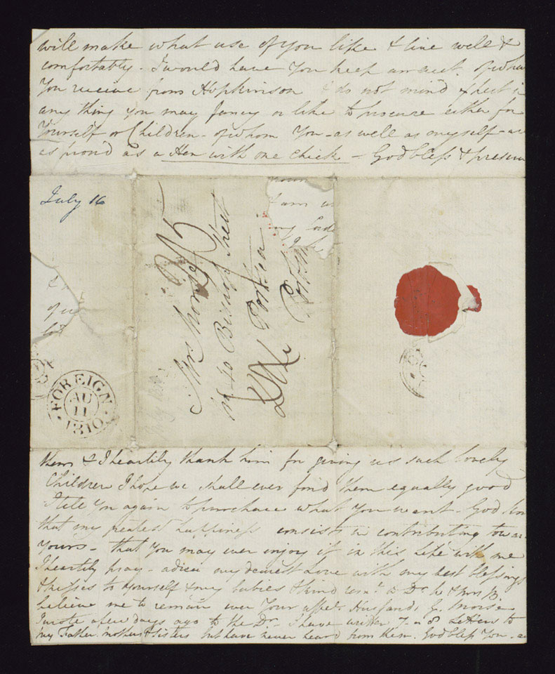 Letter from Staff Surgeon George Morse of the Army Medical Service to ...