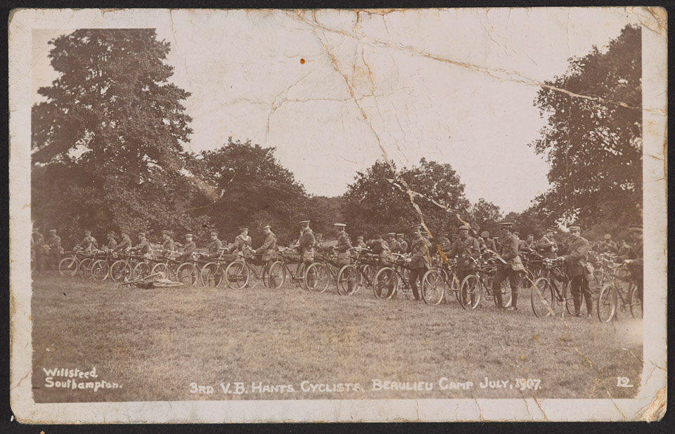 Cyclists of the 3rd Volunteer Battalion Hampshire Regiment, Beaulieu ...