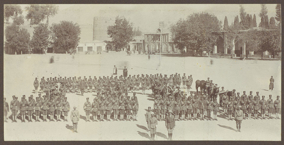 Parade of the South Persia Rifles, 1918