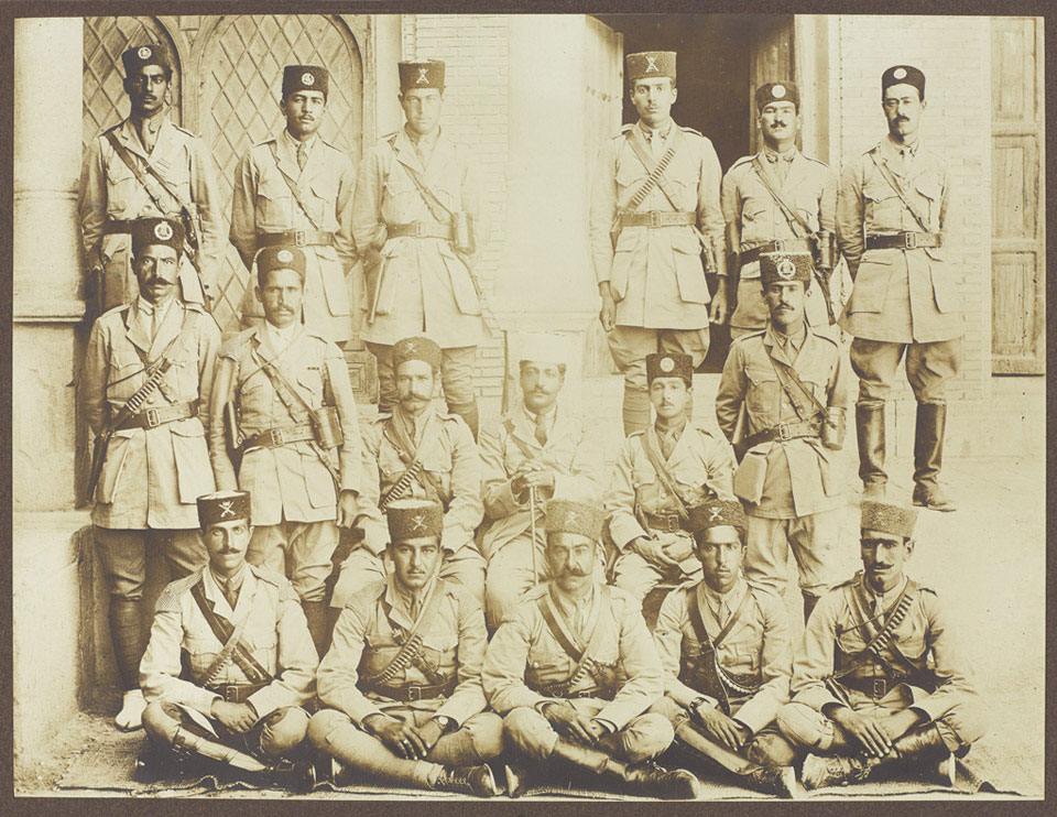 Persian officers of the South Persia Rifles, 1918