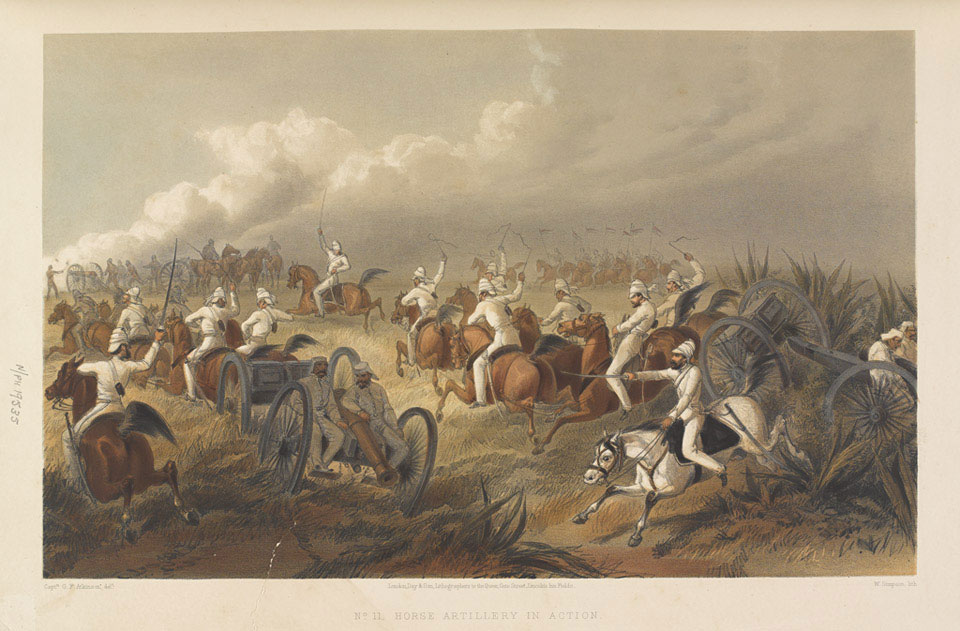 'Horse Artillery in Action', 1857 (c)