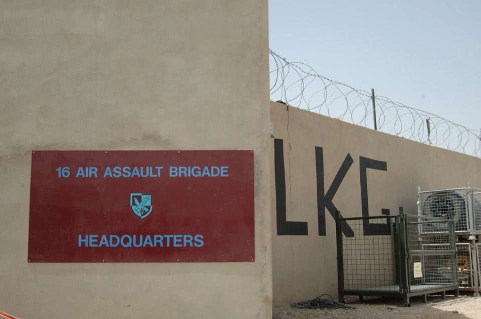 Headquarters, 16 Air Assault Brigade, Lashkar Gah, Helmand Province, Afghanistan, 2008