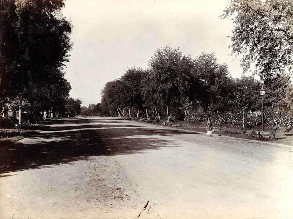 'The Mall. Peshawar', North West Frontier of India, 1905 (c)