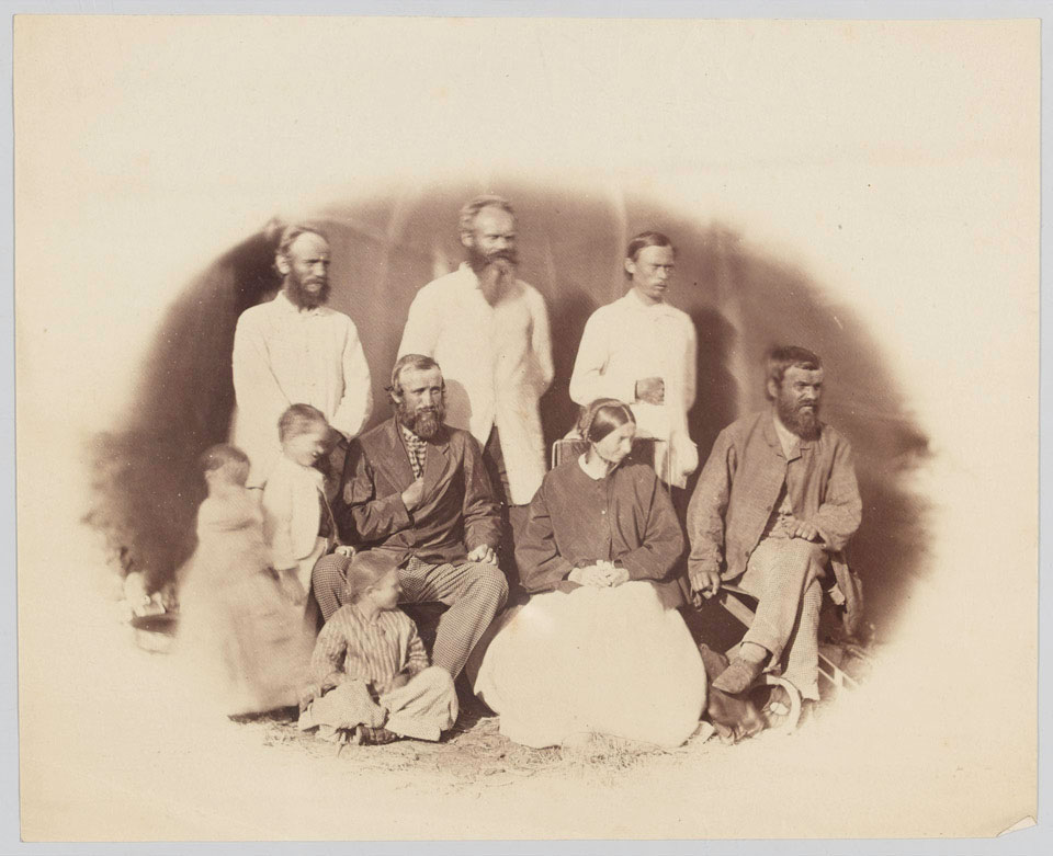 European missionaries, formerly prisoners of Emperor Tewodros II (or King Theodore) of Abyssinia, 1868