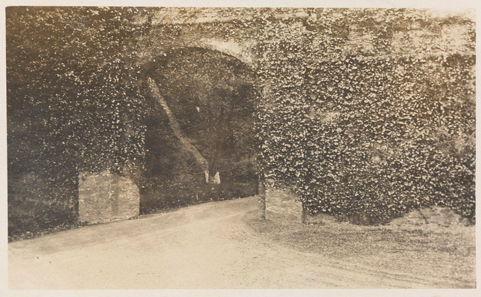 An archway at Watermouth Castle, Devon, 1918