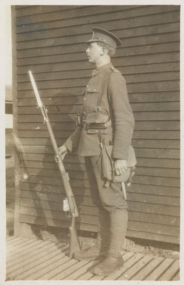2nd Lieutenant Cyril Edwards in uniform in 1915