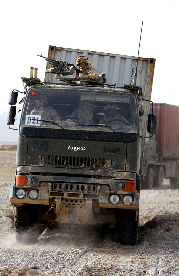 Supply convoy, Helmand Province, Afghanistan, 2009