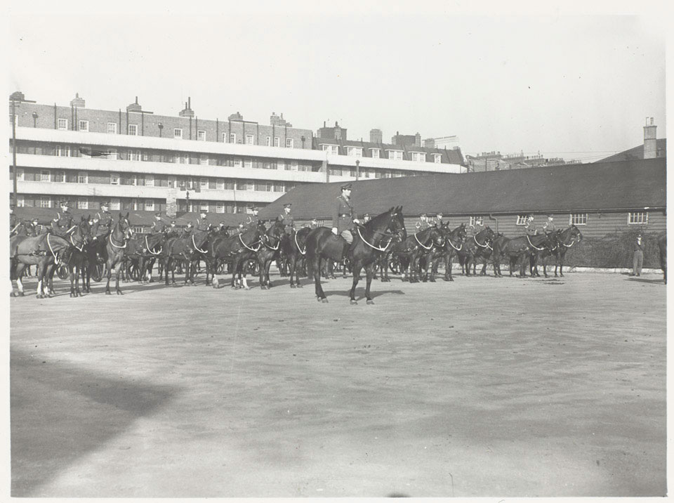 The King's Troop, Royal Horse Artillery, St John's Wood Barracks, London, 1960 (c)