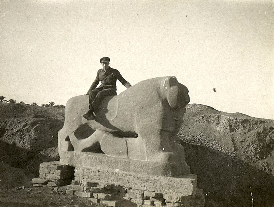 'Self and the "Lion"', Babylon, January 1918