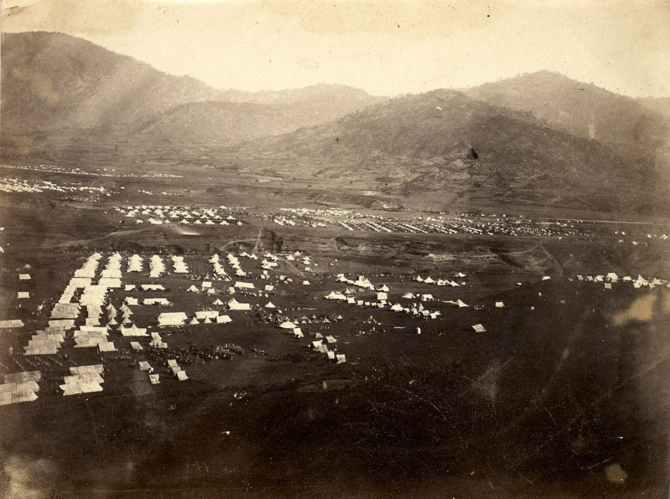 Camp on the North West Frontier, 1868 Online Collection National Army Museum, London
