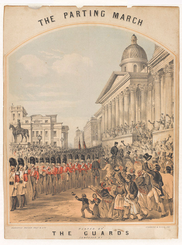 'The Parting March played by The Guards', 1854 | Online Collection ...