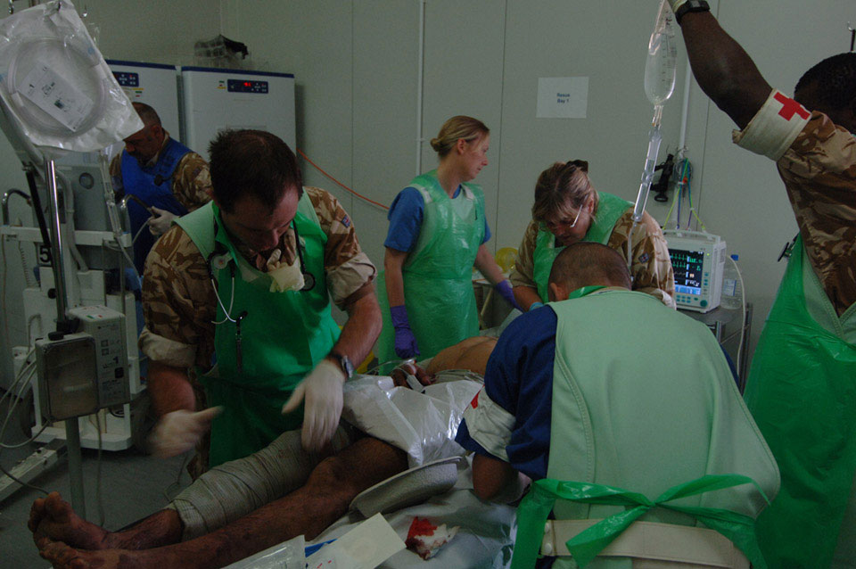 Joint Force Medical Group, Camp Bastion Hospital, Helmand Province, Afghanistan, 23 May 2008