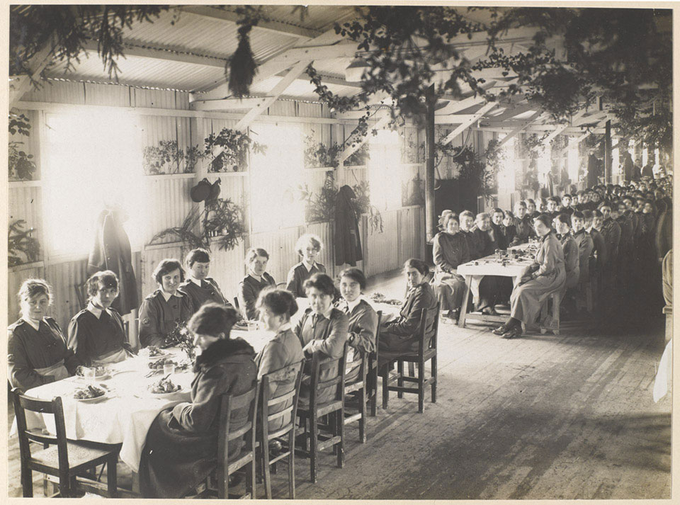 Women's Army Auxiliary Corps Christmas Dinner, 1917