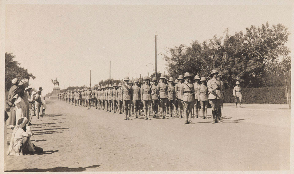 2nd Battalion The Queen's Royal Regiment (West Surrey), in Khartoum, 9 January 1927