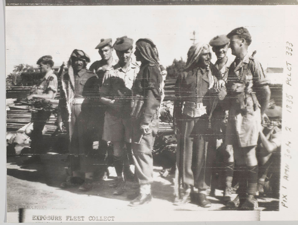 The last British soldiers, members of the Cameronians, to leave Jordan, 3 November 1958