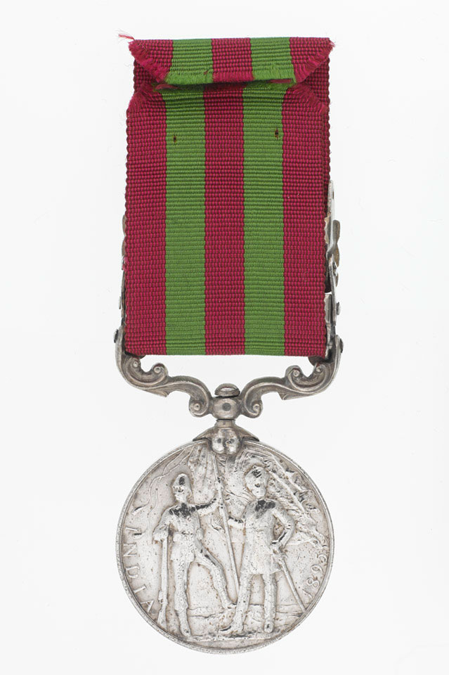 India Medal 1895 1902 With Two Clasps Relief Of Chitral 1895 And
