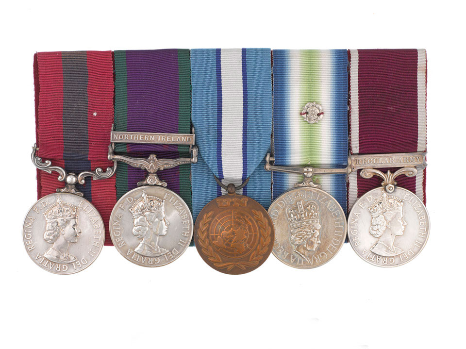 Distinguished Conduct Medal medal group awarded to Colour Sergeant Brian Faulkner, 3rd Battalion, The Parachute Regiment, 1982.