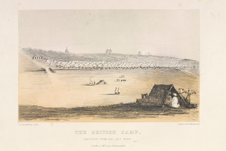 'The British Camp. Sketched from the Left Rear', Delhi, 1857 Online