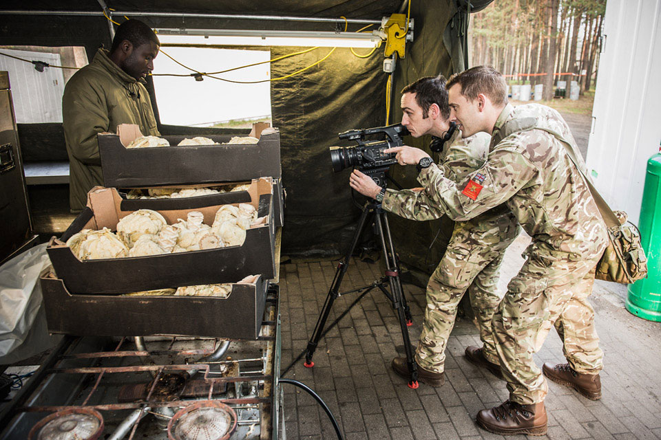 Combat Camera Team (CCT) at work, Exercise BLACK EAGLE, Poland, 2014