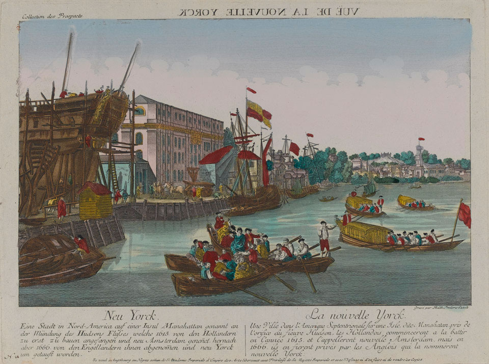 'Vue de la Nouvelle Yorck', 1776 (c)