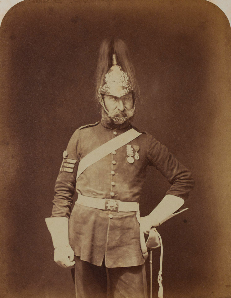 Sergeant-Major Stewart, 5th (Princess Charlotte of Wales's) Dragoon Guards, 1856