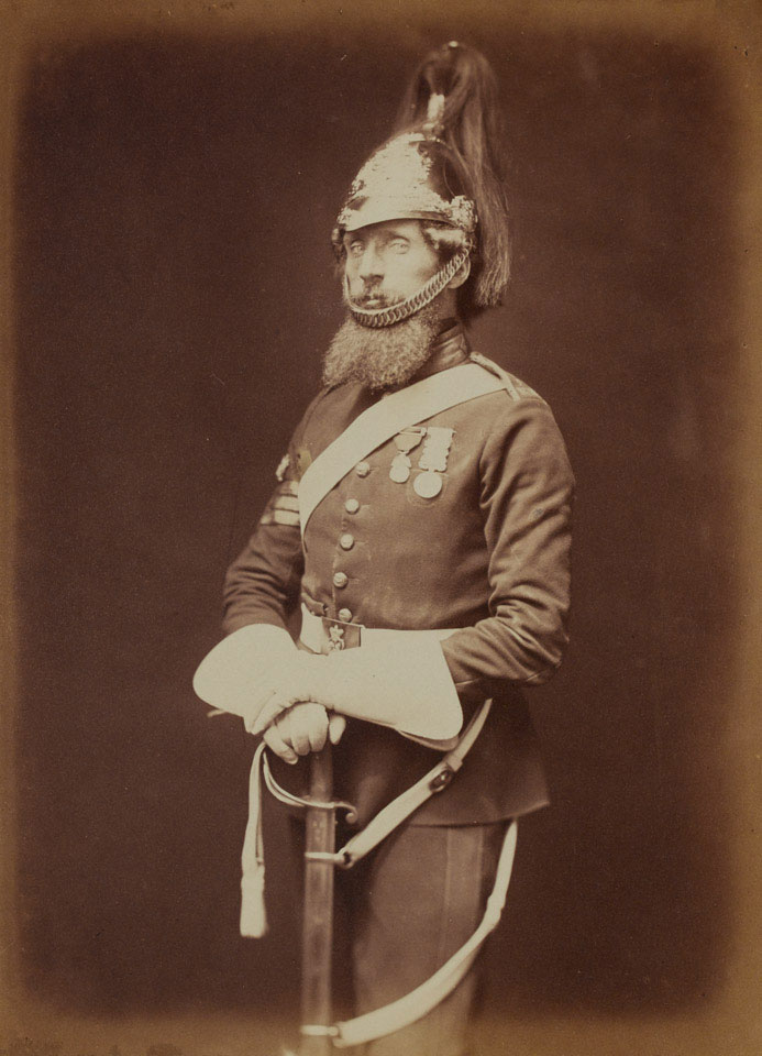 Sergeant-Major Bailey, 1st (The King's) Regiment of Dragoon Guards, 1856
