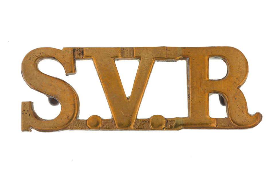 Shoulder title, Simla Volunteer Rifles, 1904-1920 | Online Collection ...