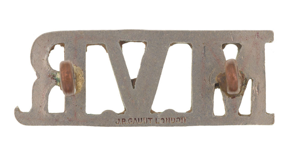 Shoulder title, Mussoorie Volunteer Rifle Corps, 1871-1925 | Online ...