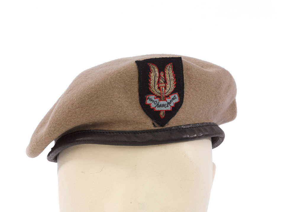 Special Air Service (SAS) beret belonging to Ronald Grierson, 1970s (c)