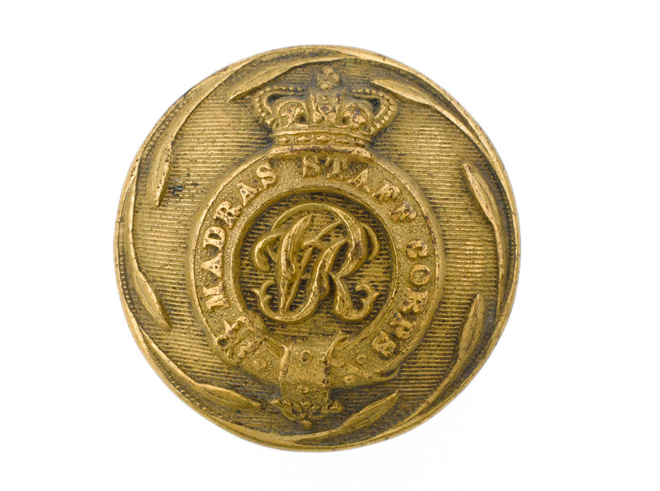 Button, Madras Staff Corps, 1861-1876 | Online Collection | National ...