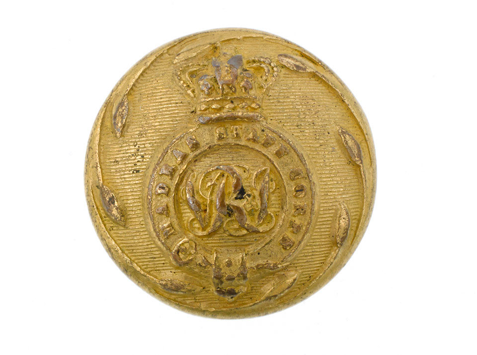 Button, Madras Staff Corps, 1876-1891 | Online Collection | National ...