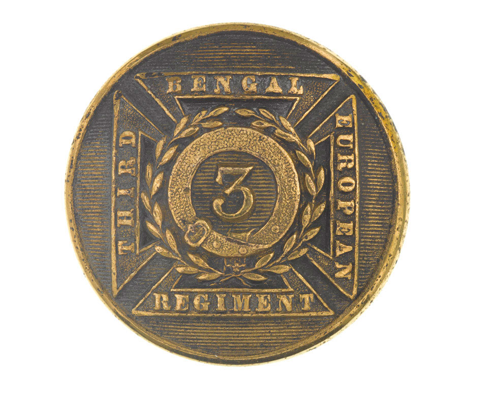 Button, officer, 3rd Bengal European Regiment, 1854-1861