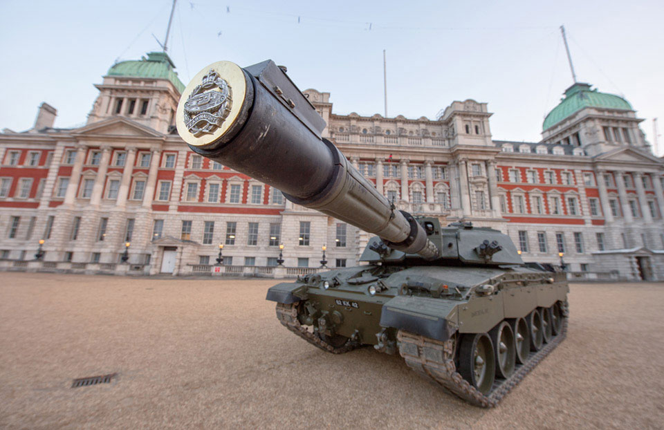 A Challenger 2 tank, Horse Guards Parade, London, 2016