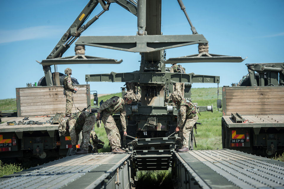 37 Squadron, 35 Engineer Regiment, On Exercise Prairie Storm, 2016 