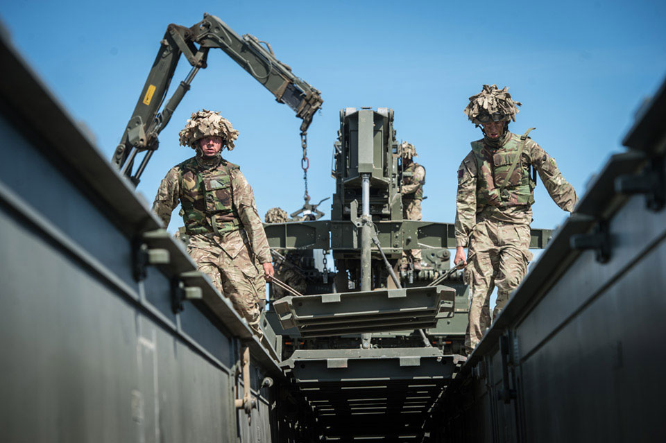 37 Squadron, 35 Engineer Regiment, on Exercise PRAIRIE STORM, 2016 ...