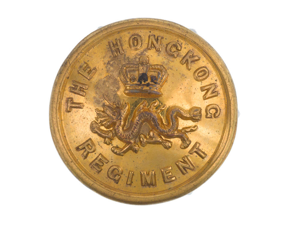 Button, officer, Hong Kong Regiment, 1891-1902