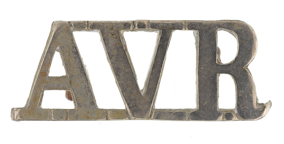 Shoulder title, Agra Volunteer Rifle Corps, 1876-1917 | Online ...