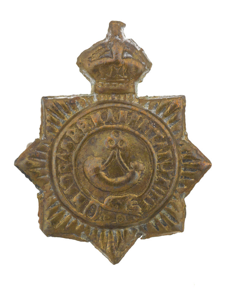 Collar badge, Madras and Southern Mahratta Railway Rifles, 1910-1922 ...