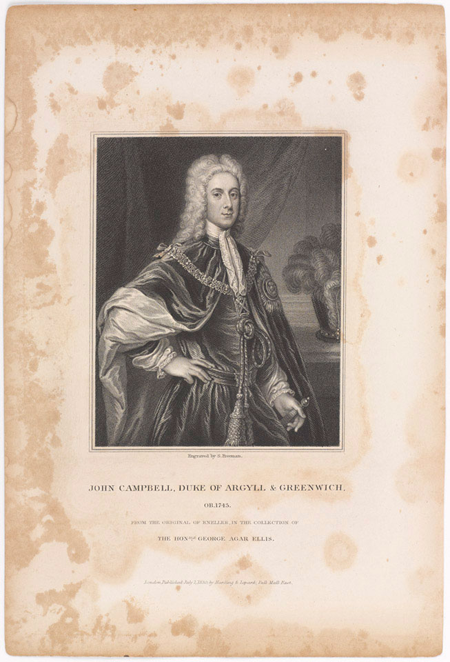 John Campbell, Duke of Argyll and Greenwich, 1743