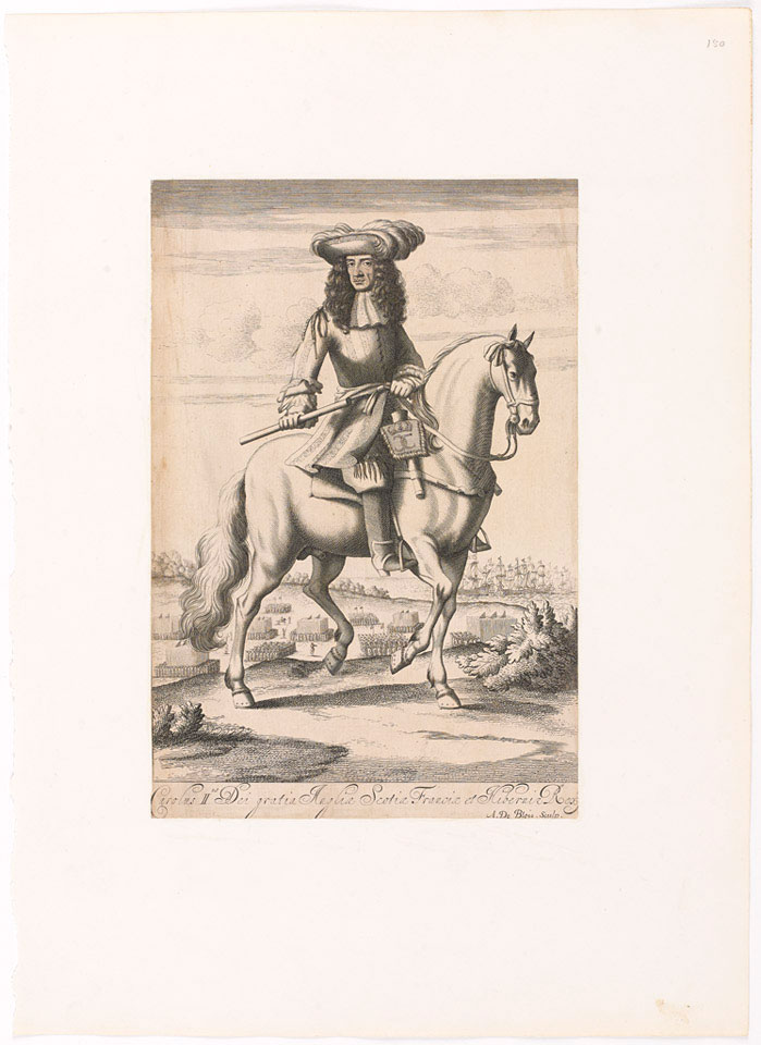'Carolus II Dei gratia Anglia Scotia Francia et Hibernie Rex', King Charles II, 1658 (c)