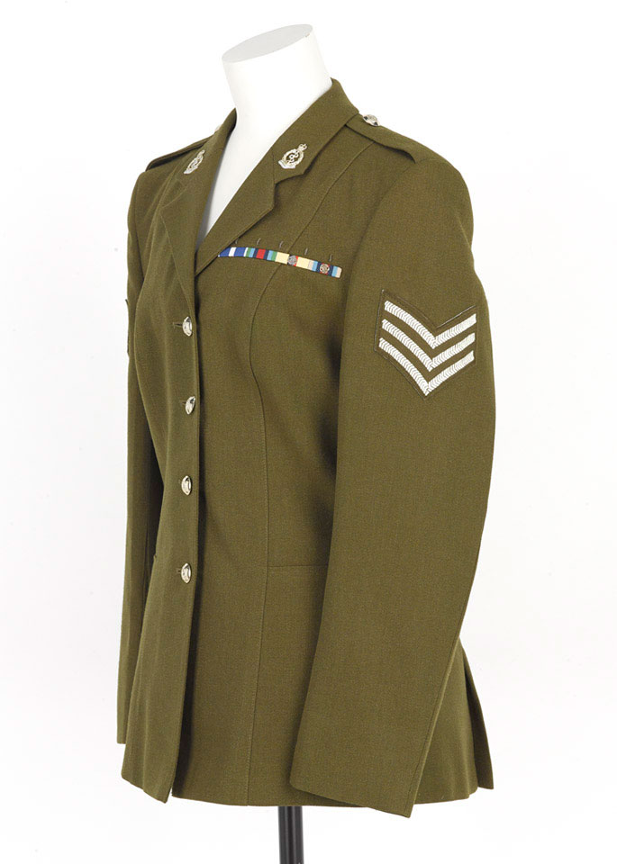 Tunic, No 2 dress, worn by Sergeant Chantelle Taylor, Royal Army ...