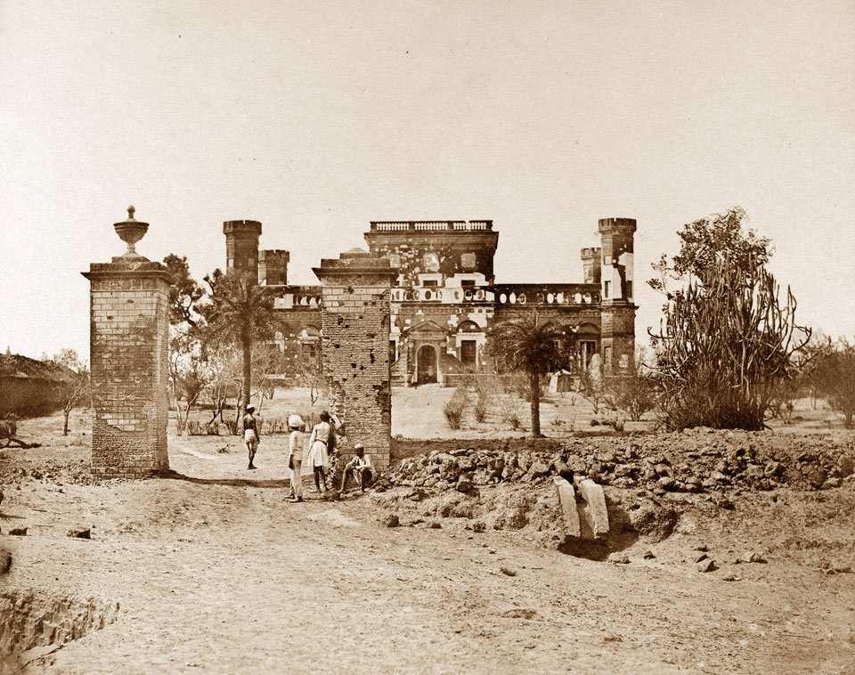 Mess House of the 32nd Regiment, Lucknow, 1858 (c)