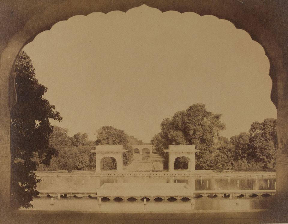 A view of the garden at Dilkoosha Palace, Lucknow, 1858 | Online ...