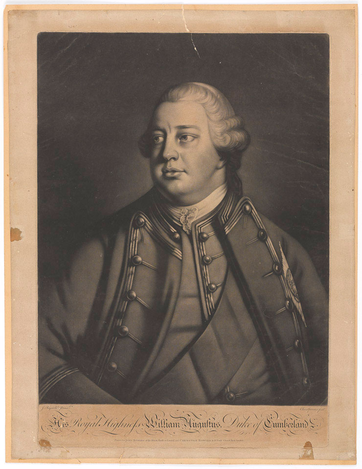 'His Royal Highness William Augustus, Duke of Cumberland'. | Online ...